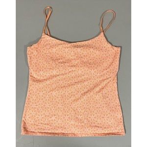Gap Floral Mandala Graphic Shelf-Bra Cami Camisole Tank Top Tee Shirt Size M 🧡